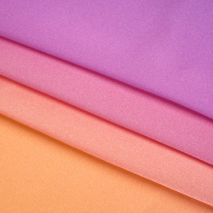 Silk Charmeuse Print 16MM, Made in Italy - Light Peach, Pink and Lavender Ombre