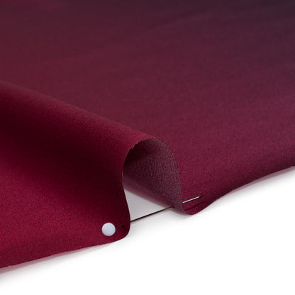 Silk Charmeuse Print 16MM, Made in Italy - Red to Black Ombre