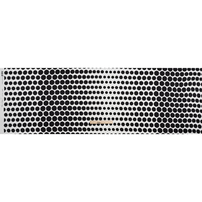 Silk Charmeuse Print 16MM, Made in Italy - Black and White Polka Dot Gradients