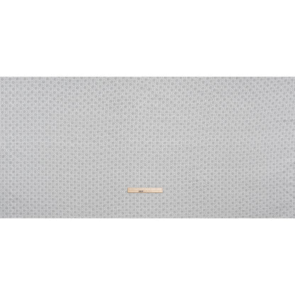 Embroidered Eyelet Cotton Voile - White Circles - Naomi Collection