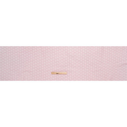 Embroidered Eyelet Cotton Voile - Baby Pink Circles of Circles - Naomi Collection
