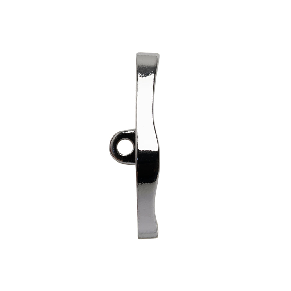 Organic Edge Enameled Shank Back Button - 40L/25.5mm - Nickel and Cream