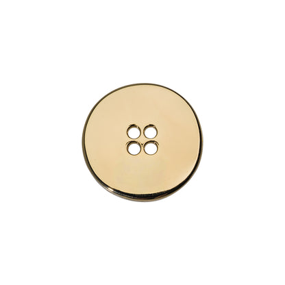 Organic Textured Metal Four-Hole Button - 27L/17mm - Gold