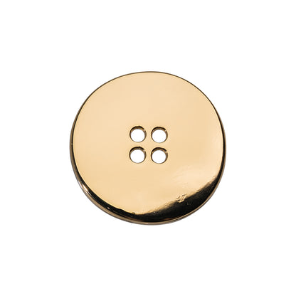 Organic Textured Metal Four-Hole Button - 36L/23mm - Gold