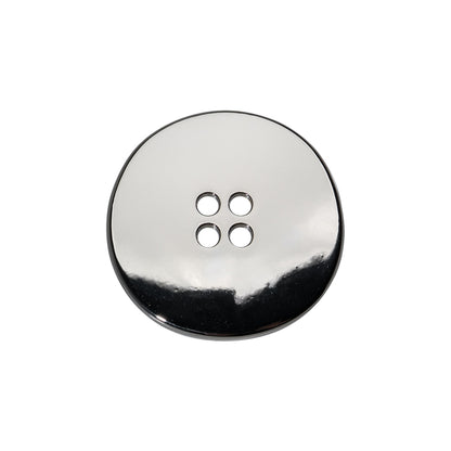 Organic Textured Metal Four-Hole Button - 36L/23mm - Nickel