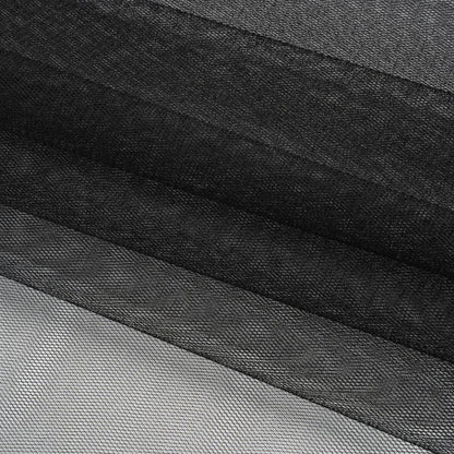 Stiff Polyester Tulle - Black - Deadstock