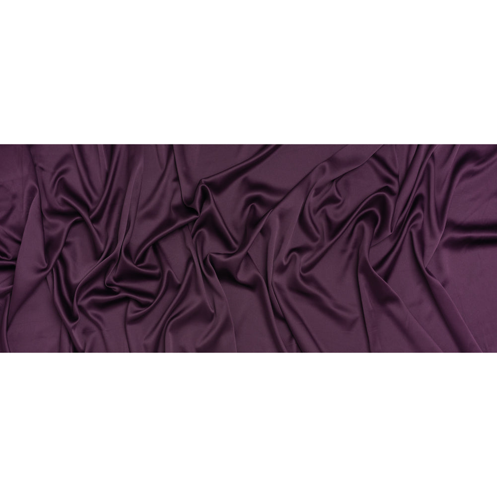 Stretch Polyester Charmeuse - Lush Purple - Designer Deadstock - Full