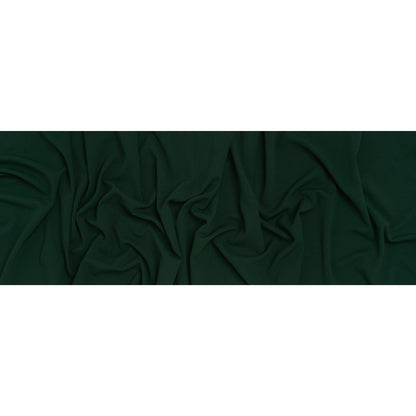 Stretch Polyester Crepe Double Knit - Hunter Green - Designer Deadstock