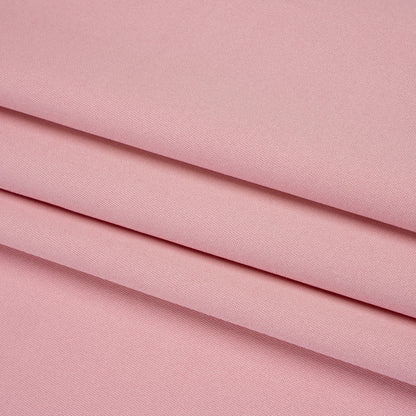 Stretch Polyester Crepe Double Knit - Blush Pink - Designer Deadstock