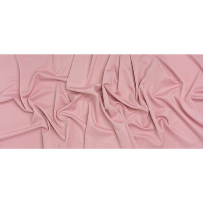 Stretch Polyester Crepe Double Knit - Blush Pink - Designer Deadstock