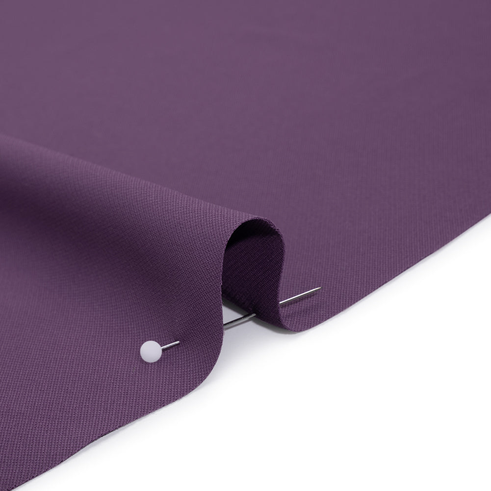 Polyester Woven - Royal Purple - Designer Deadstock Detail