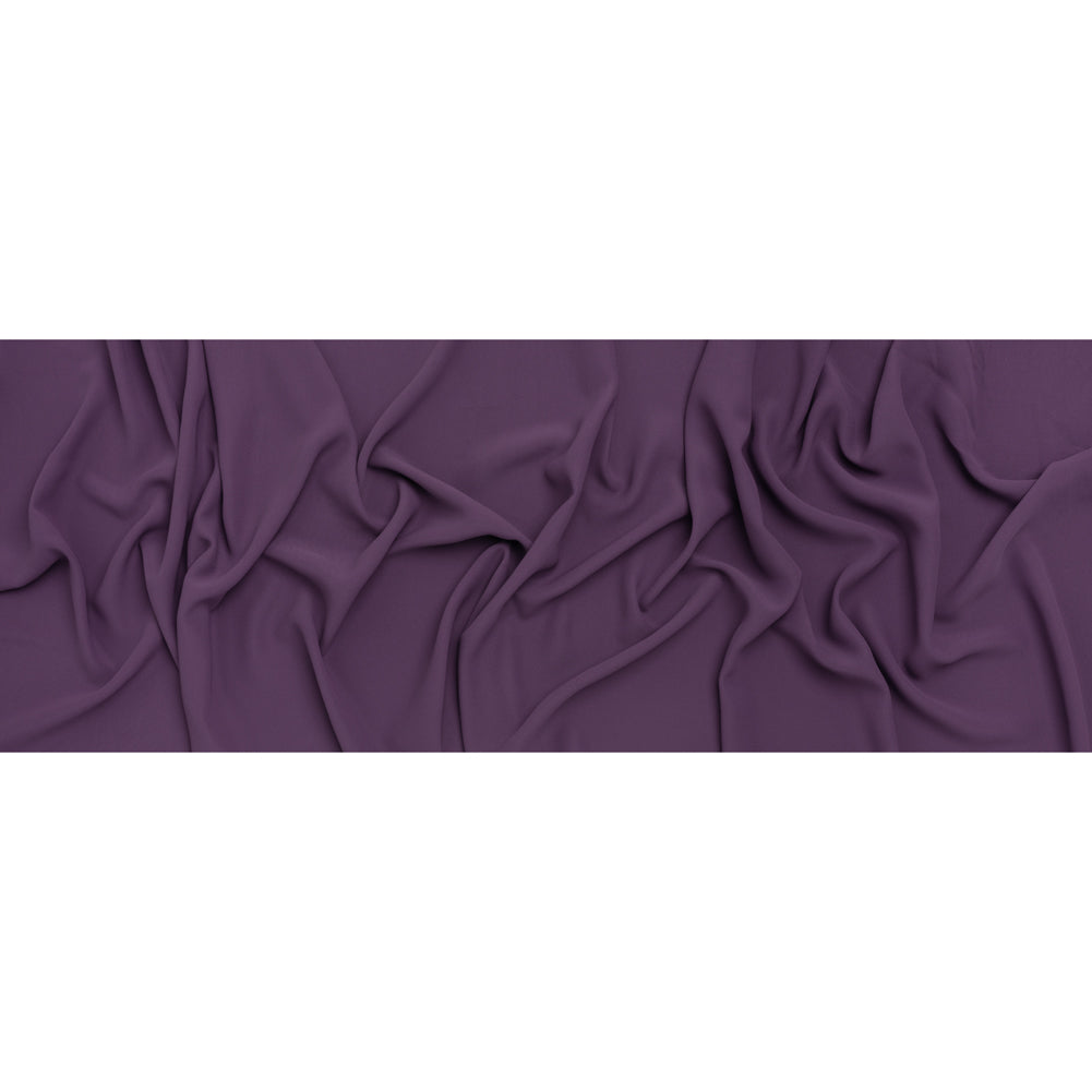 Polyester Woven - Royal Purple - Designer Deadstock - Full