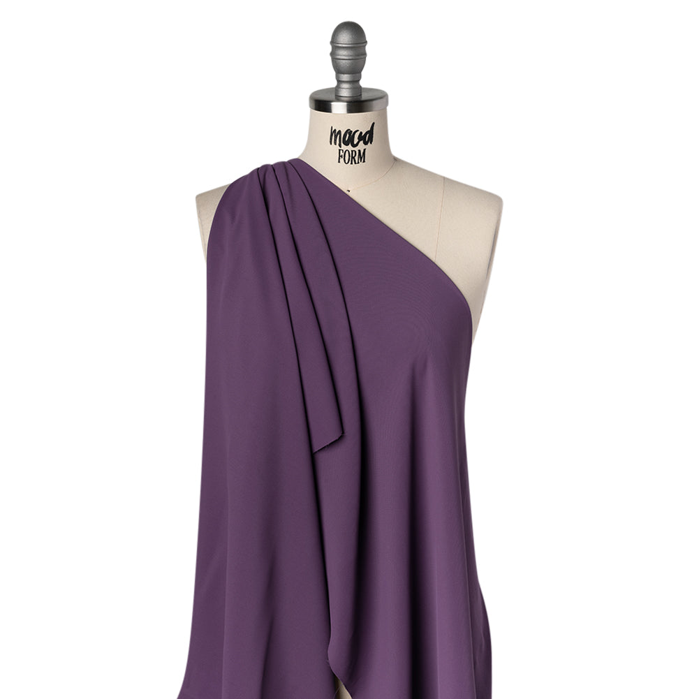Polyester Woven - Royal Purple - Designer Deadstock Drape