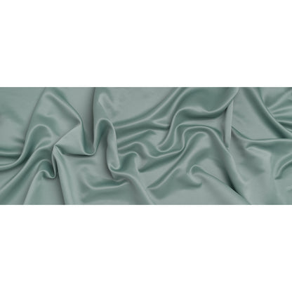 Polyester Satin - Pale Blue - Designer Deadstock