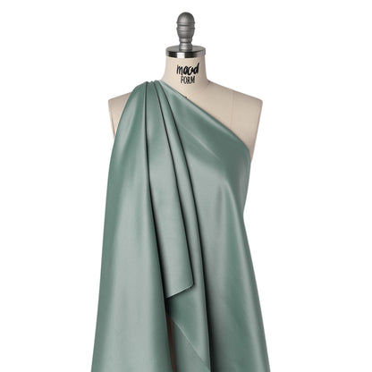 Polyester Satin - Pale Blue - Designer Deadstock