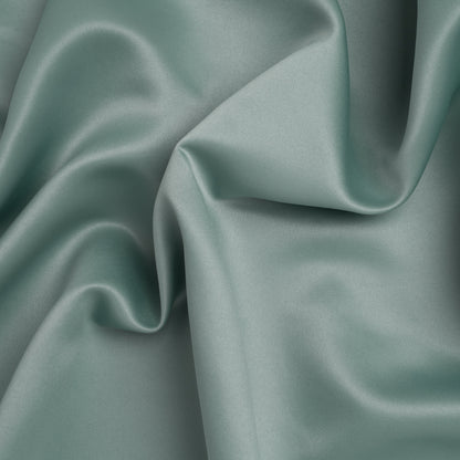 Polyester Satin - Pale Blue - Designer Deadstock