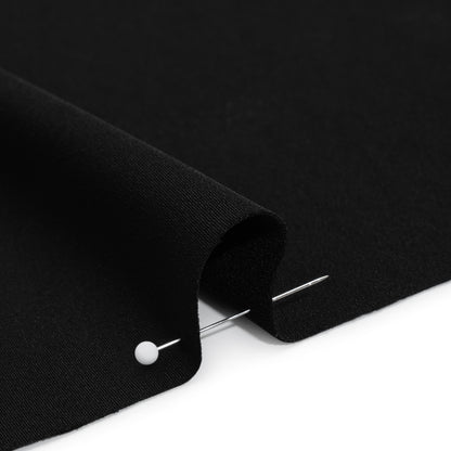 Polyester Crepe - Black - Designer Deadstock