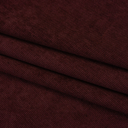 Stretch Polyester and Nylon Corduroy - Wine Tasting Purple - Designer Deadstock