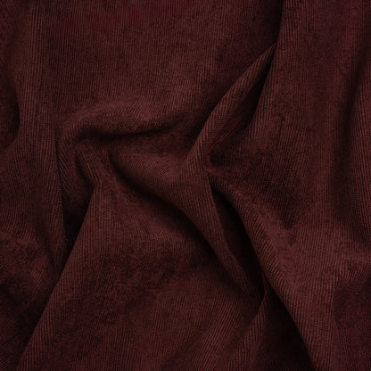 Stretch Polyester and Nylon Corduroy - Wine Tasting Purple - Designer Deadstock