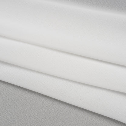 Polyester Chiffon - White - Designer Deadstock