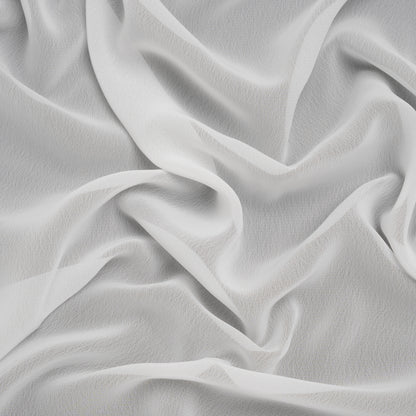 Polyester Chiffon - White - Designer Deadstock