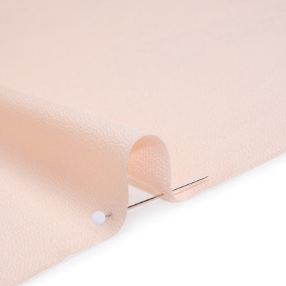 Hammered Polyester Satin - Peach Pink - Designer Deadstock