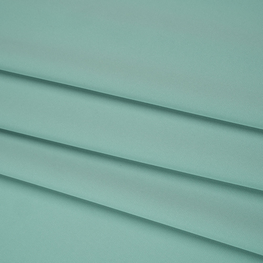 Stretch Polyester Woven - Seafoam Green - Deadstock - Folded