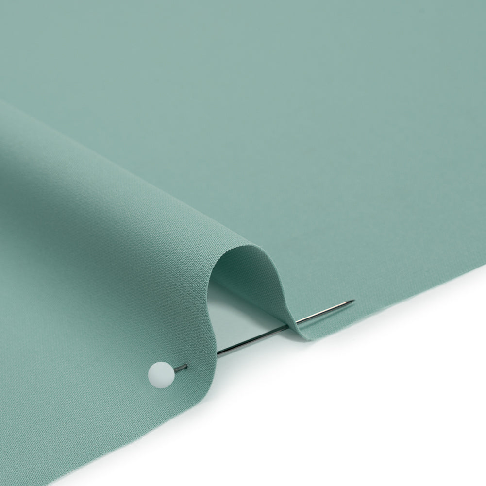 Stretch Polyester Woven - Seafoam Green - Deadstock - Detail
