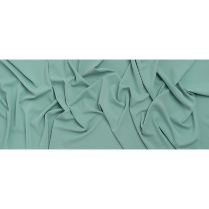 Stretch Polyester Woven - Seafoam Green - Deadstock