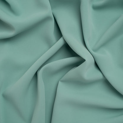 Stretch Polyester Woven - Seafoam Green - Deadstock
