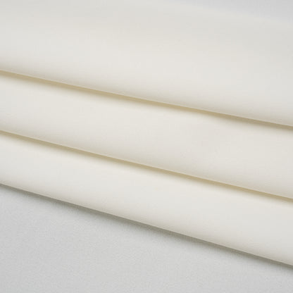 Polyester Crepe - Polar Bear White - Designer Deadstock