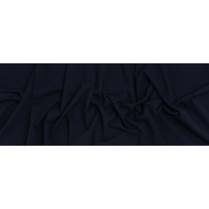 Stretch Polyester Crepe Double Knit - Twilight Blue - Designer Deadstock