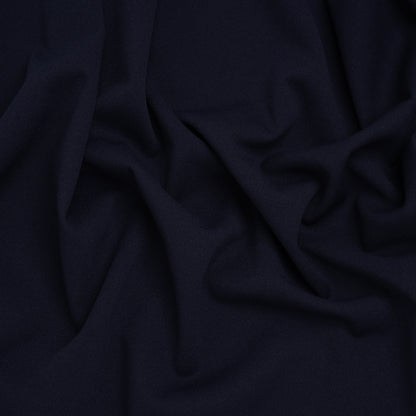 Stretch Polyester Crepe Double Knit - Twilight Blue - Designer Deadstock