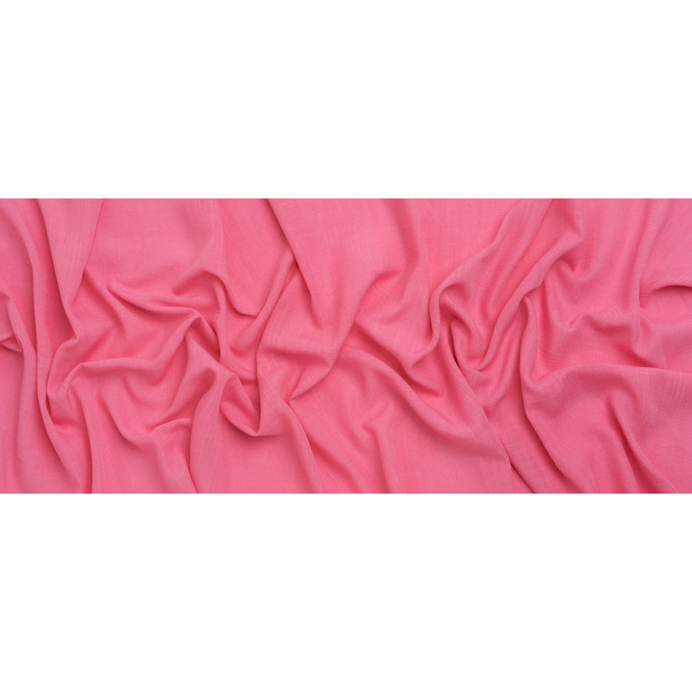 Slubbed Polyester Woven- Hot Pink - Deadstock - Full