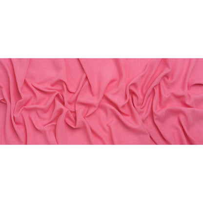 Slubbed Polyester Woven- Hot Pink - Deadstock