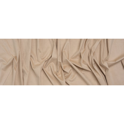 Stretch Recycled Polyester Faux Suede - Pale Beige - Full