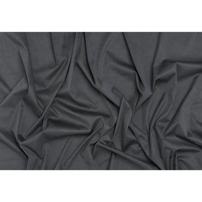 Stretch Recycled Polyester Faux Suede - Navy - Full