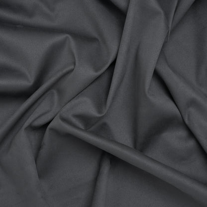 Stretch Recycled Polyester Faux Suede - Navy