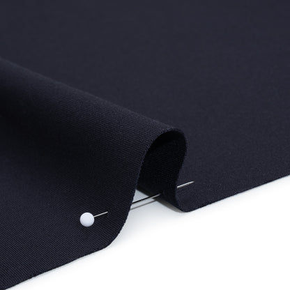 Lightweight Stretch Ponte Knit - Midnight Blue - Hesperia Collection Detail