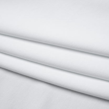 Lightweight Stretch Ponte Knit - Whisper White - Hesperia Collection Folded