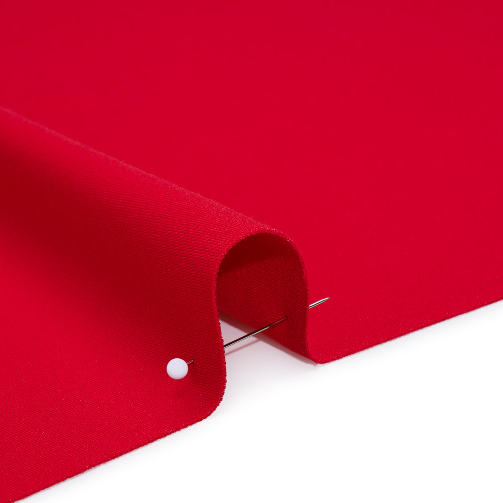 Lightweight Stretch Ponte Knit - Red - Hesperia Collection Detail