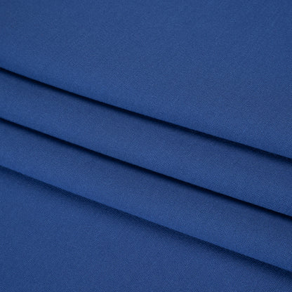 Lightweight Stretch Ponte Knit - Cobalt - Hesperia Collection Folded