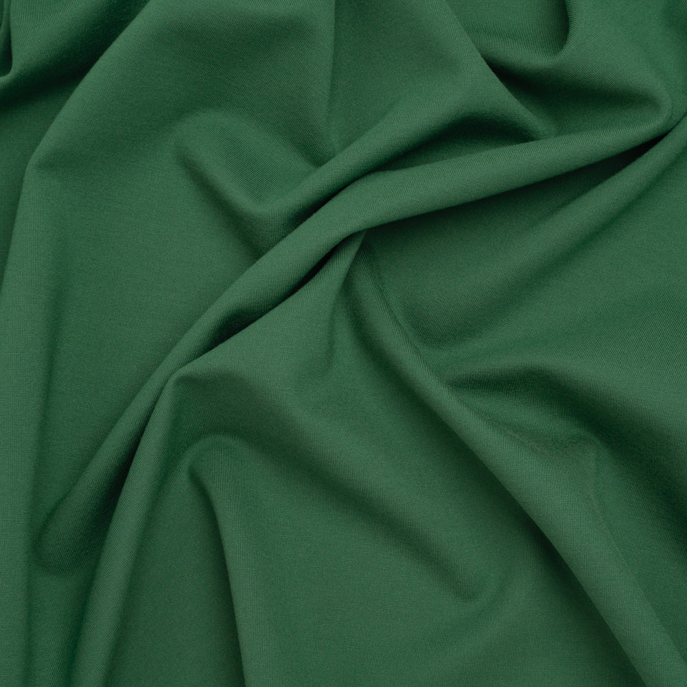 Lightweight Stretch Ponte Knit - Emerald - Hesperia Collection