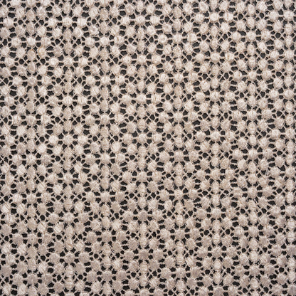 Guipure Lace - Bleached Sand Dots with Fancy Border