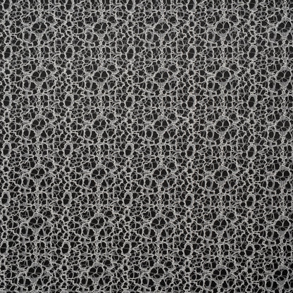 Corded Nylon Lace - Off White Abstract Lines