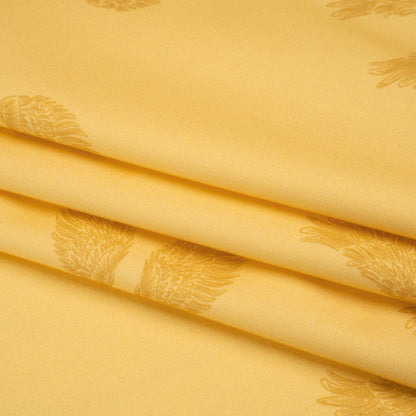 Stretch Cotton Sateen Print by Max Alexander - Sun Yellow and Goldenrod Wings Folded
