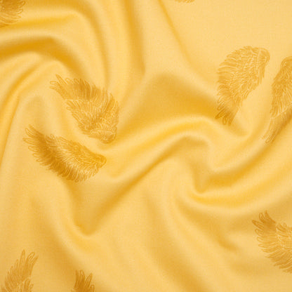 Stretch Cotton Sateen Print by Max Alexander - Sun Yellow and Goldenrod Wings