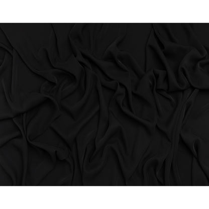 Fluid Recycled Polyester Woven by Max Alexander - Black - Full