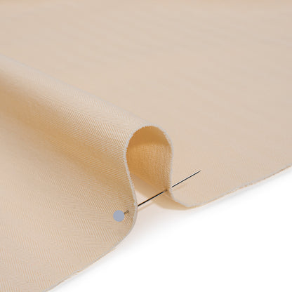 Cotton Herringbone Twill Coutil - Ecru - Farrah Collection