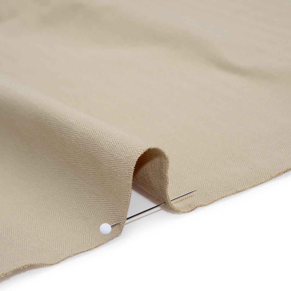 Cotton Herringbone Twill Coutil - Creme Brulee - Farrah Collection